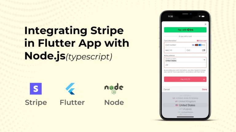 Integrating Stripe in a Flutter App with Node.js